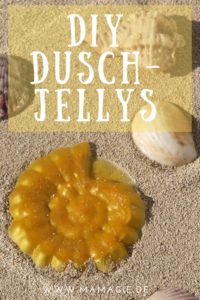 selbst gemachte Bade-Jellys oder Dusch-Jellys