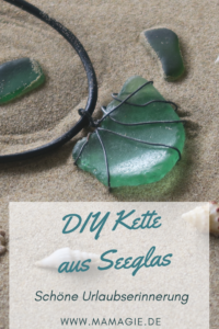 Kette aus Seeglas als Urlaubsmitbringsel basteln