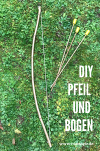 Pfeil und Bogen bauen