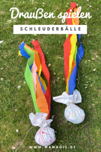 Einfache Schleuderbälle selber machen Upcycling