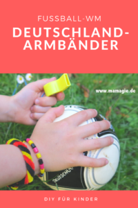 Einfache selbstgemachte WM-Armbänder