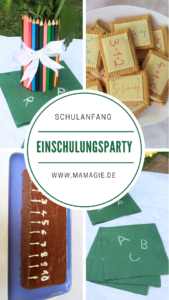 Tolle Rezepte für Einschlungstorten und Schulanfangskuchen, Deko für die Einschulungsparty 