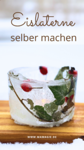 Selbstgemachte Eislaterne - ganz einfach!