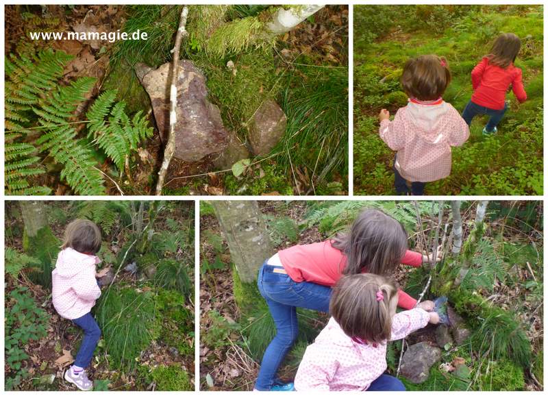 Kinder beim Geocaching