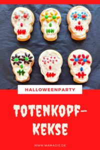 Rezept für Halloween-Kekse und Totenkopf-Kekse