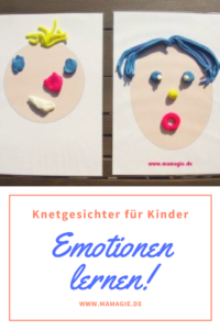 Emotionen lernen mit Knetgesichtern