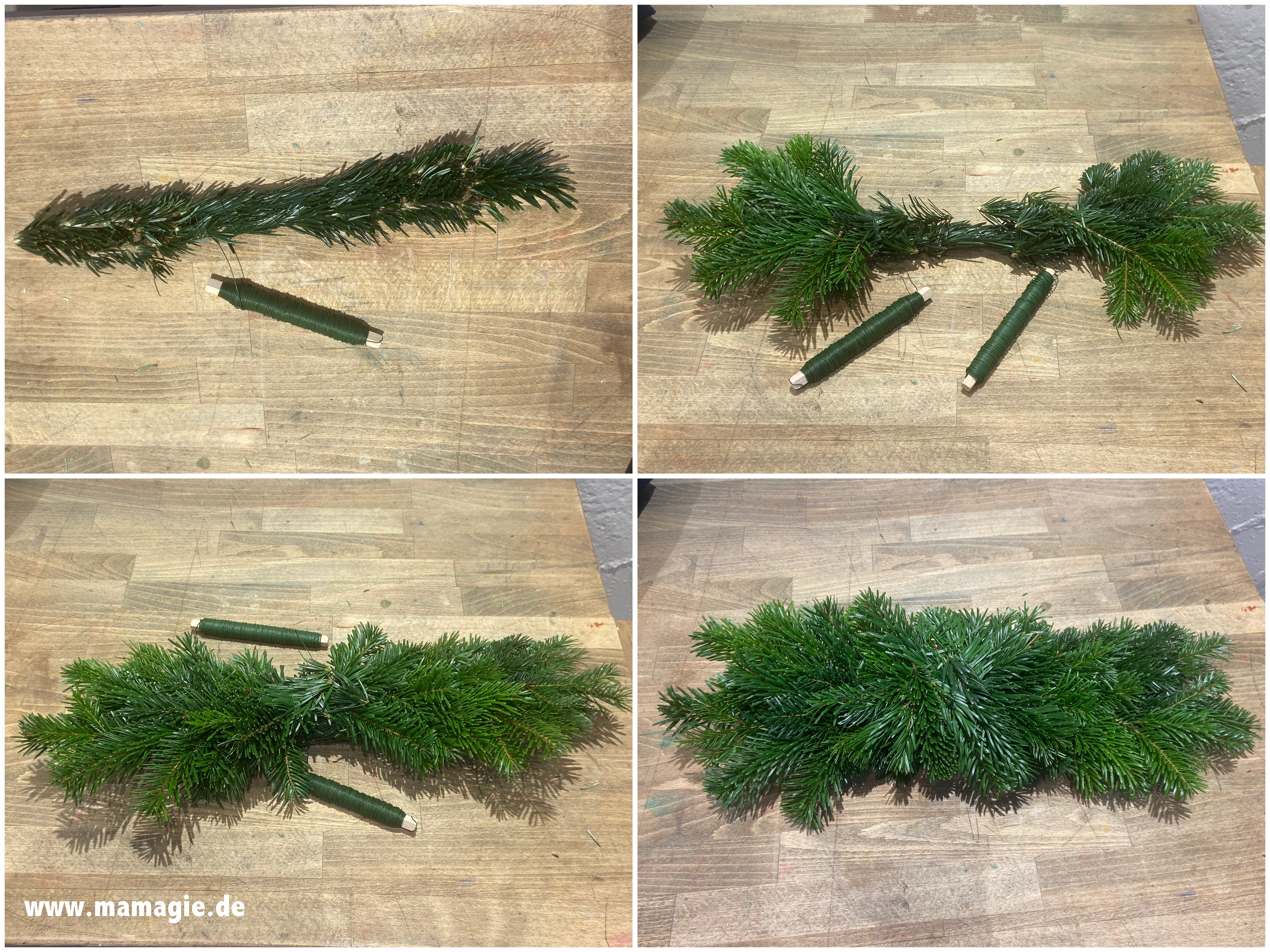 Adventsgesteck selber machen