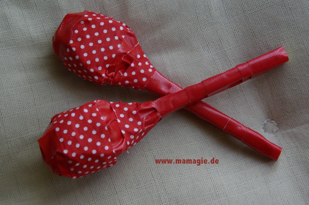 Selbstgemachte Maracas