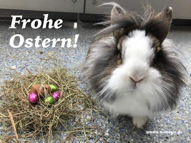 Osterhase mit Osternest