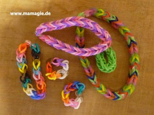 Einfache Loom Armbänder und Fishtail Armbänder