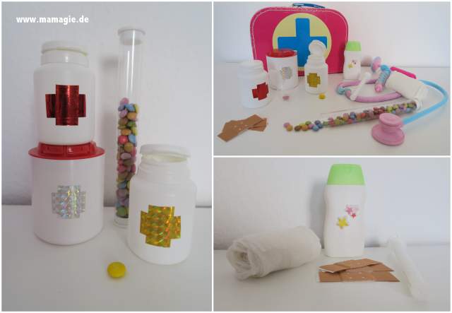 Spielzeug-Arztkoffer mit Recyclingmaterial