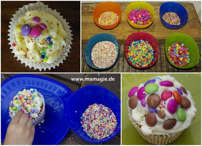 Muffins mit Kindern dekorieren