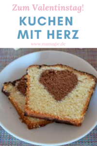 Kuchen backen zum Valentinstag