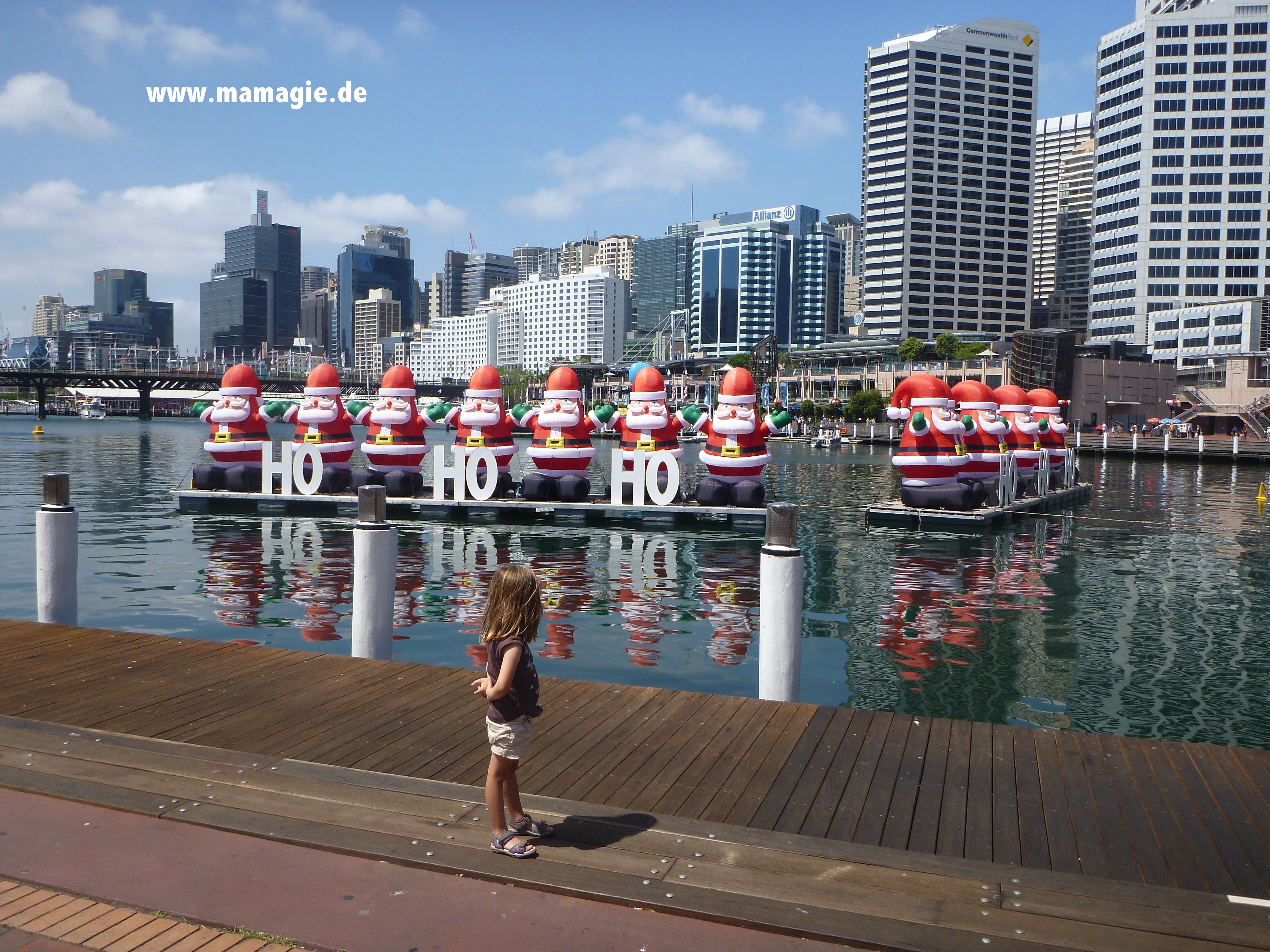 Weihnachtsdeko in Sydney