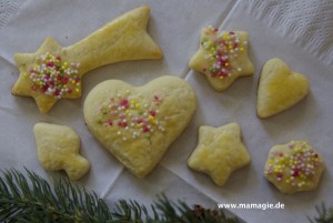 Selbstgebackene Weihnachtsplätzchen