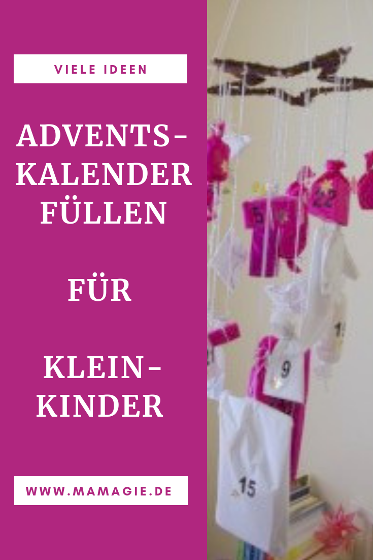 Ideen für den Adventskalender (Kleinkind)