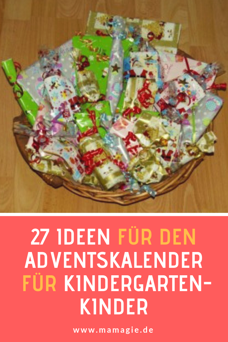 Ideen für den Adventskalender (Kindergartenkinder)
