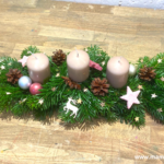 Adventsgesteck selber binden und dekorieren