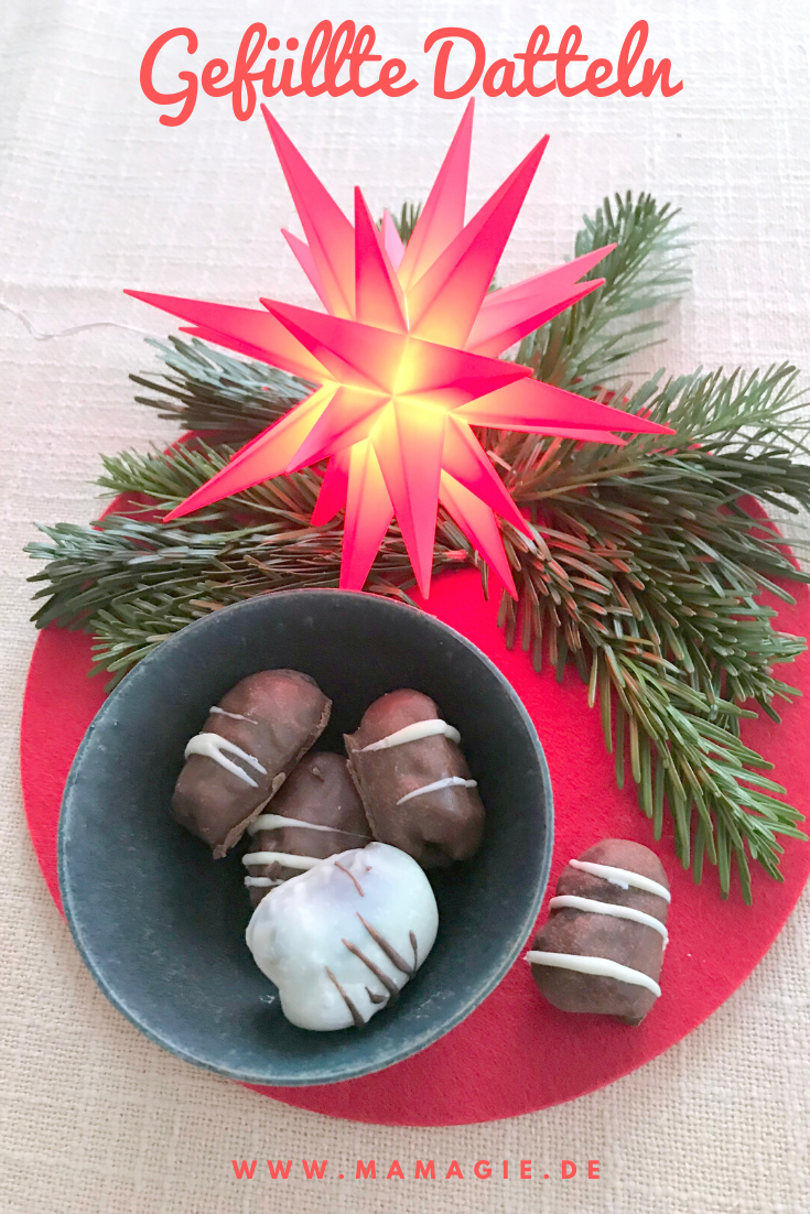 Gefüllte Datteln mit Schoko