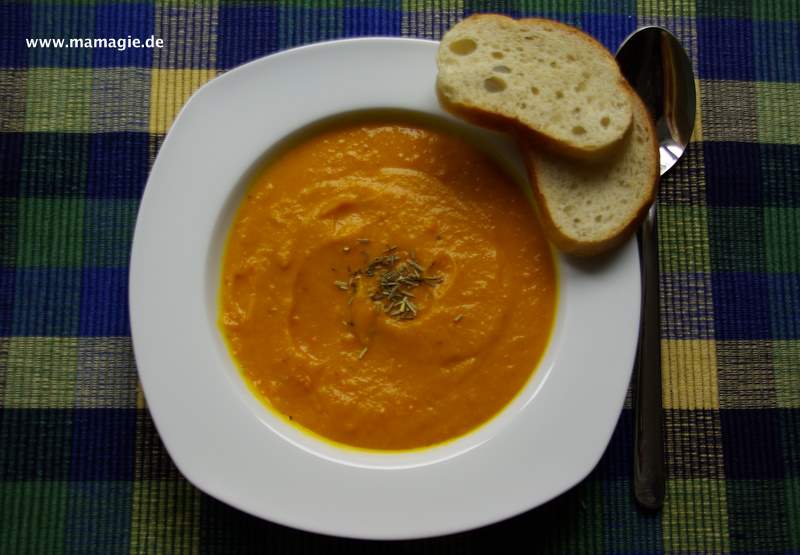 Scharfe Kürbissuppe