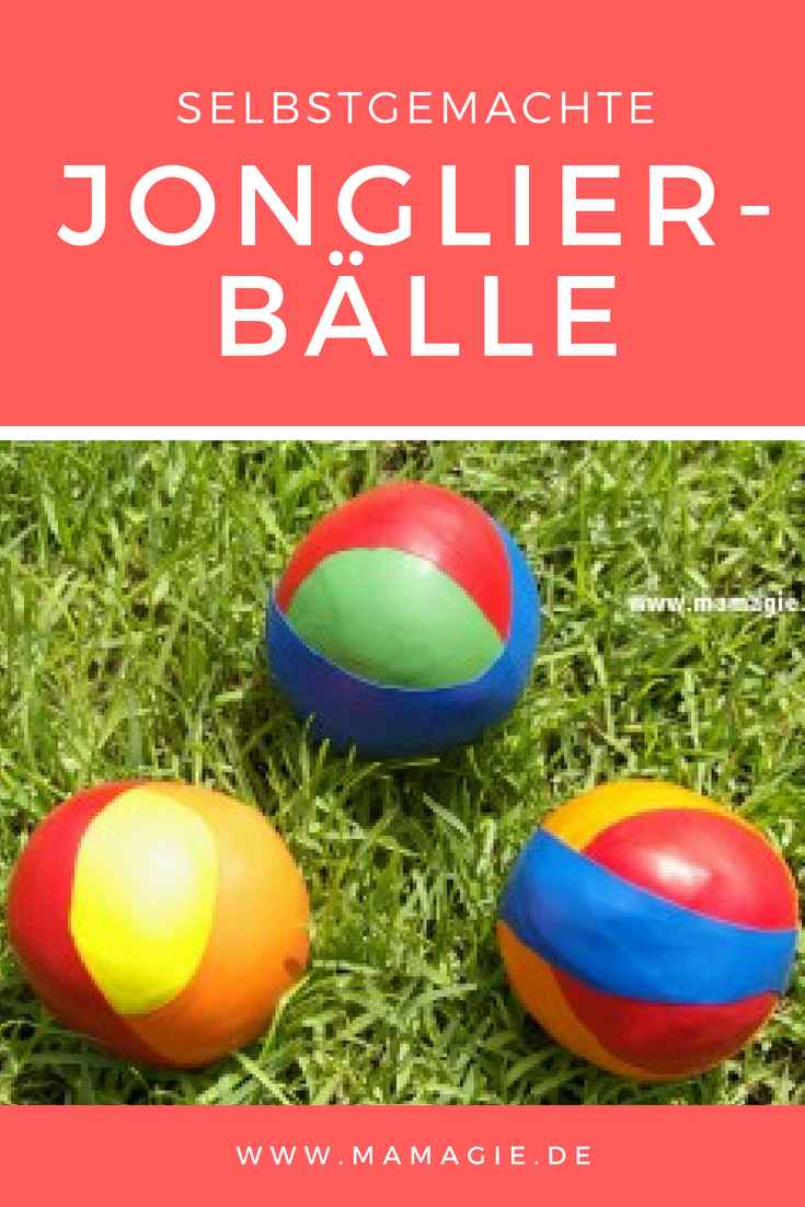 Anleitung für Jonglierbälle aus Luftballons und Stoffresten