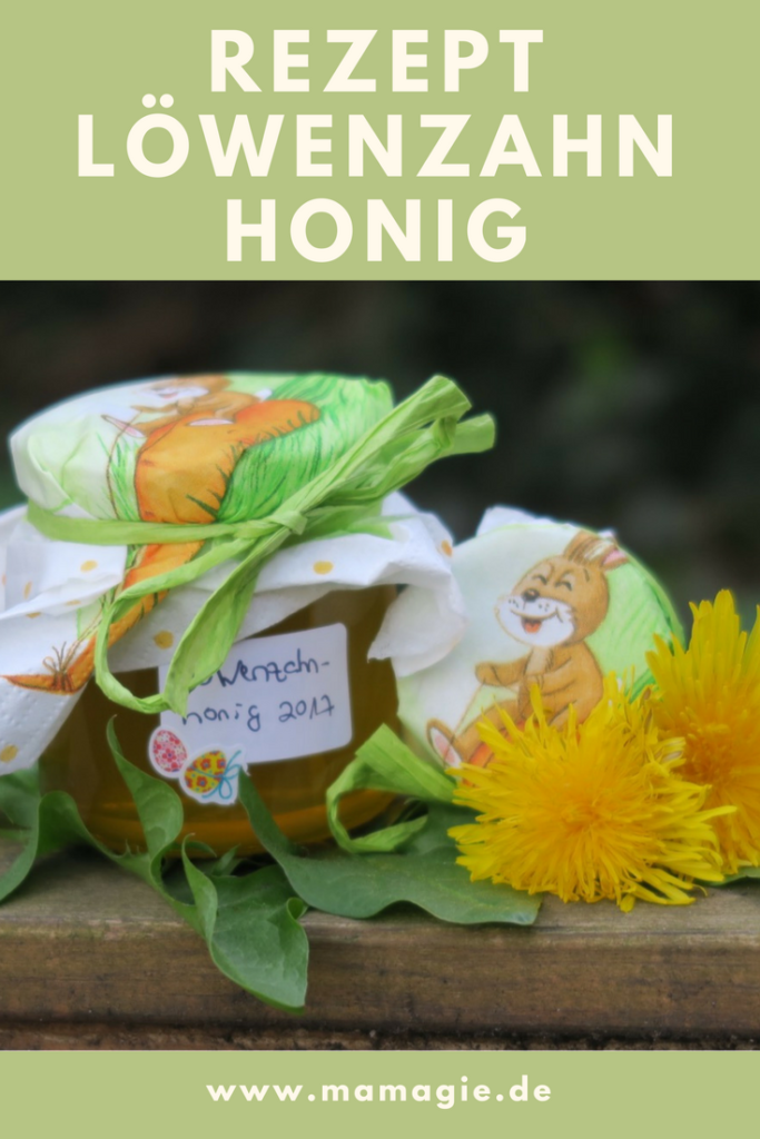 Selbstgemachter Löwenzahn-Honig
