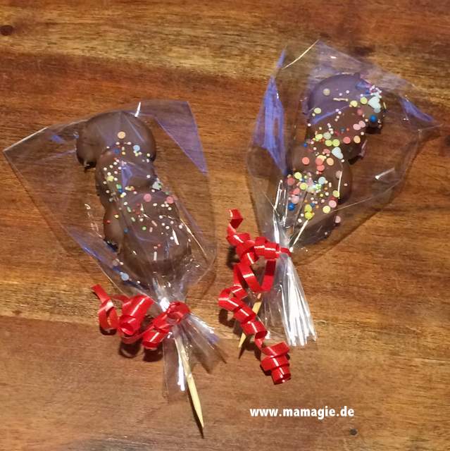 Schokoladen-Fruchtspieße
