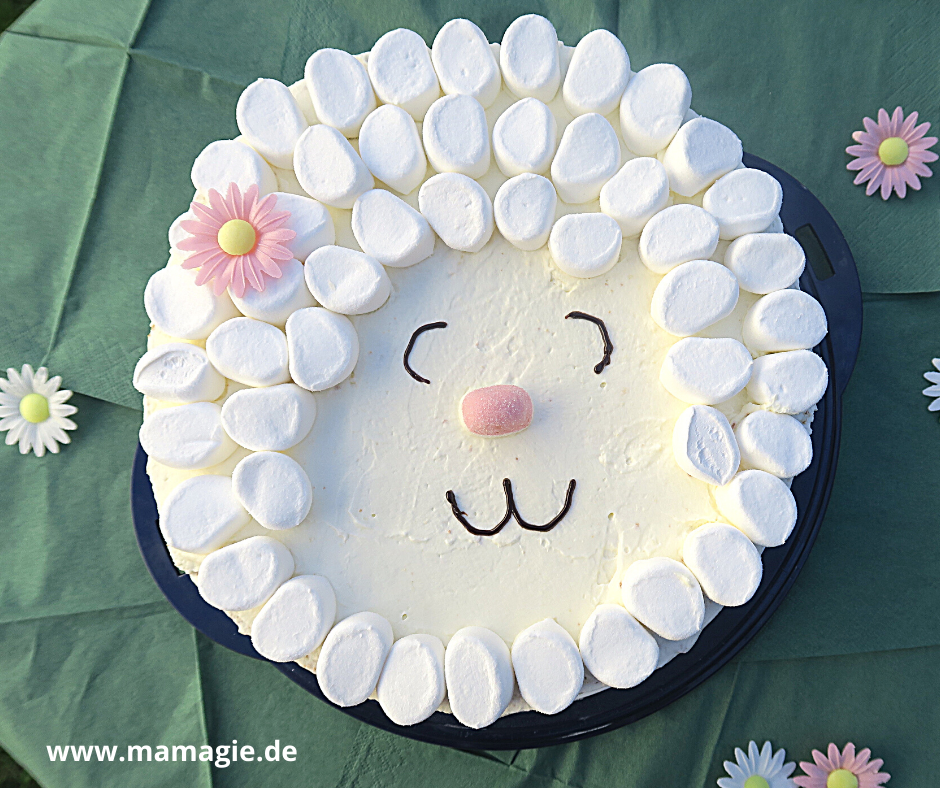 Süßes Schaf - die Torte für Frühling, Ostern oder den Kindergeburtstag