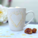 Diese Tasse mit Herz gestalten Kinder als Geschenk zum Muttertag oder Geburtstag der GroßEltern.