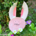 Hase für Ostern einfache aus zwei Papptellern selber basteln mit kleinen Kindern